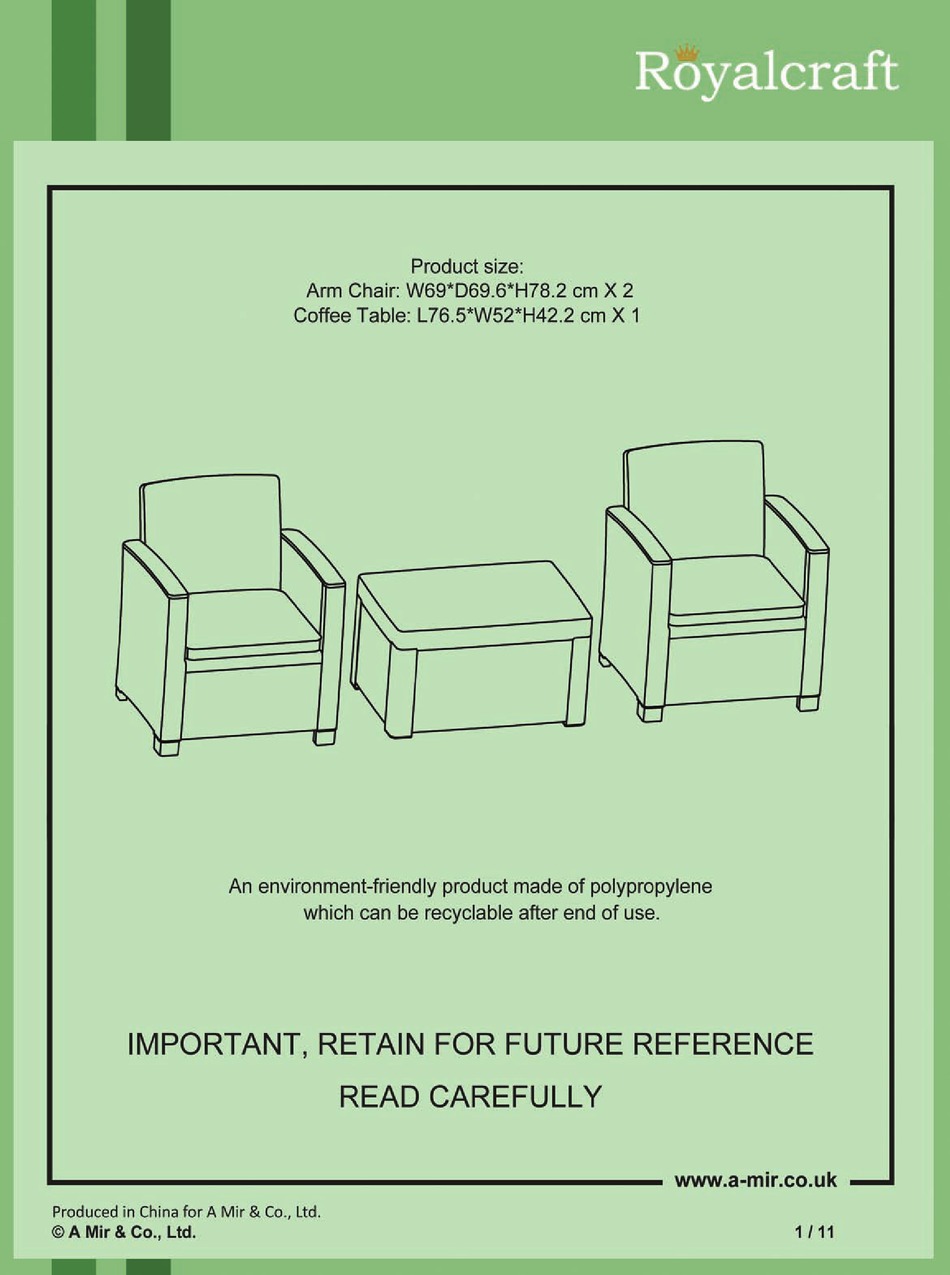 ROYALCRAFT FARO08 QUICK START MANUAL Pdf Download ManualsLib