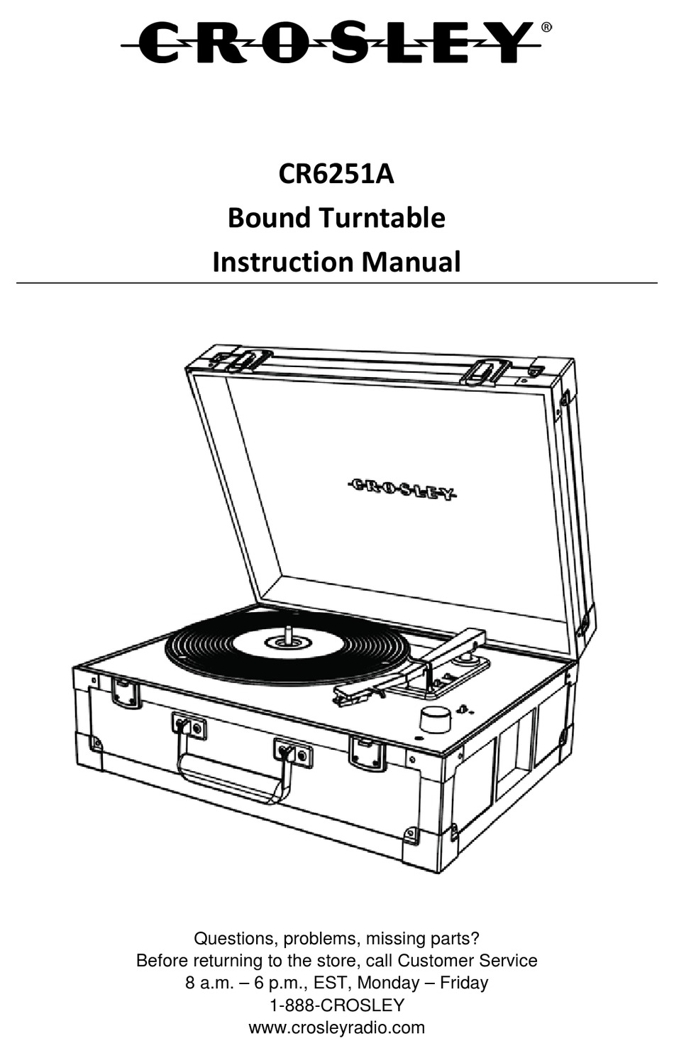 CROSLEY CR6251A INSTRUCTION MANUAL Pdf Download ManualsLib