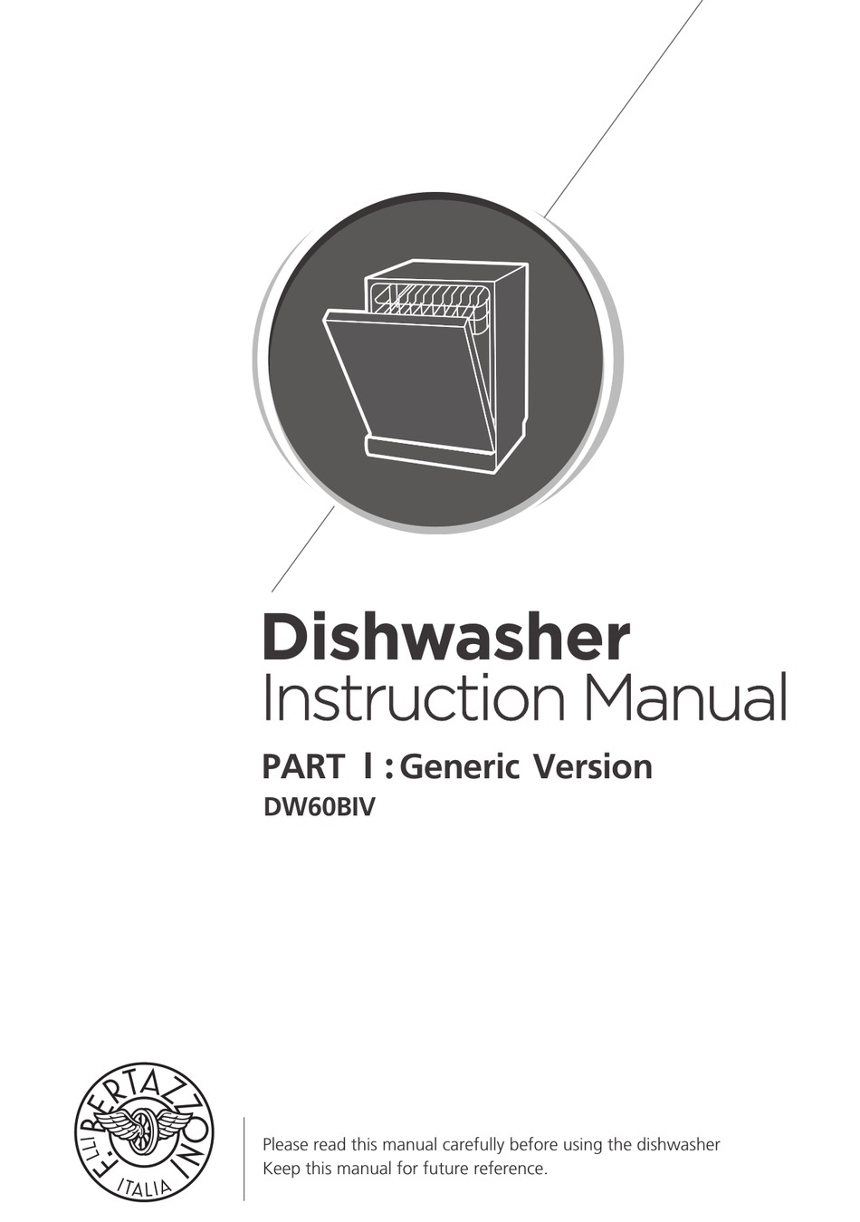 BERTAZZONI DW60BIV INSTRUCTION MANUAL Pdf Download ManualsLib