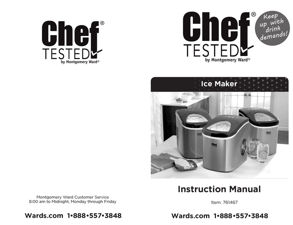 Chef Tested Self-Cleaning Ice Maker by Wards