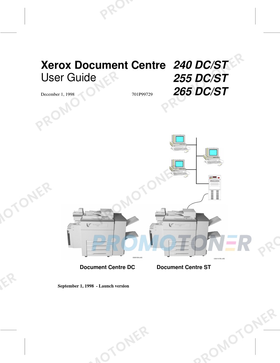 XEROX DOCUMENT CENTRE SERIES USER MANUAL Pdf Download | ManualsLib