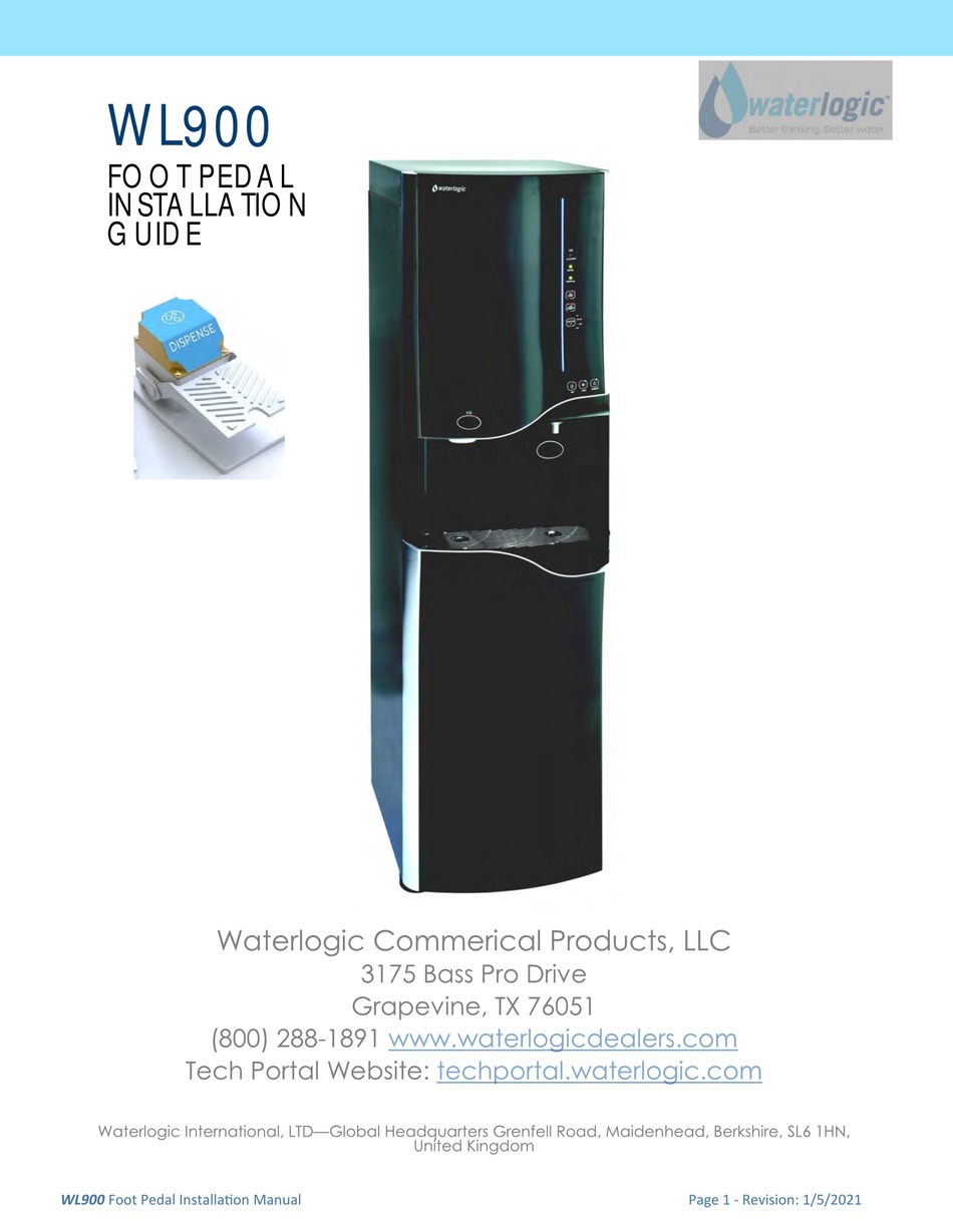 WATERLOGIC WL900 INSTALLATION MANUAL Pdf Download ManualsLib