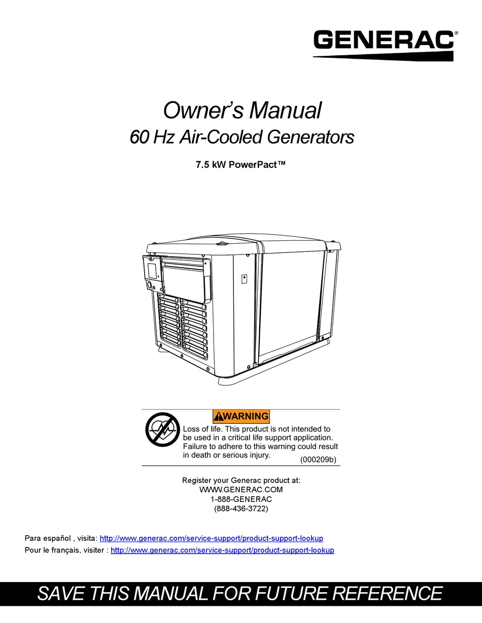 Generac Generators Oil Type Capacity Guide Summer Off