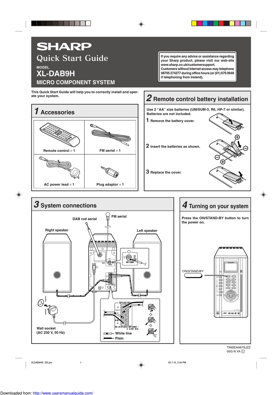 Sharp Xl Bh250 Clock Manual