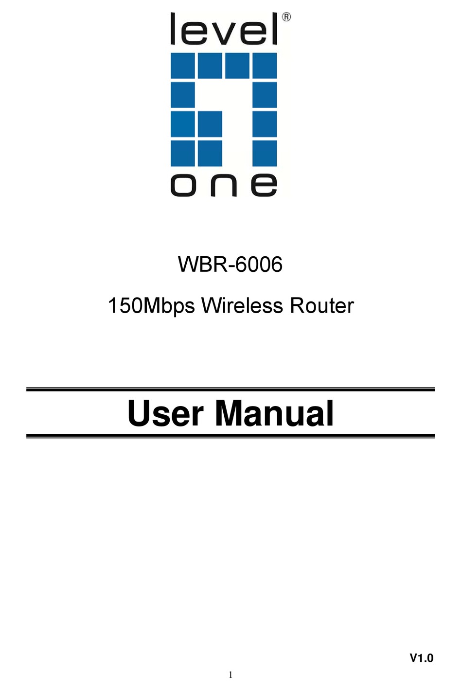 Настройка роутера level one wbr 6006