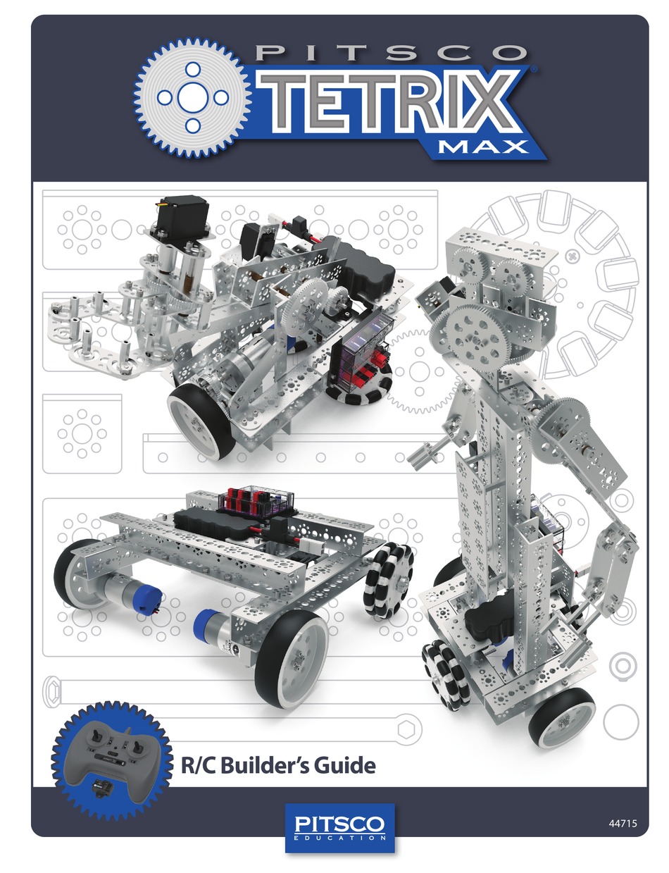 PITSCO EDUCATION TETRIX MAX BUILDER'S MANUAL Pdf Download ManualsLib