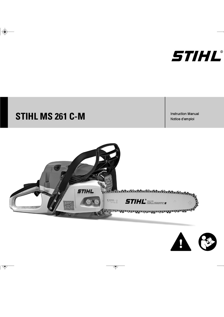 STIHL MS 261 C-M INSTRUCTION MANUAL Pdf Download | ManualsLib