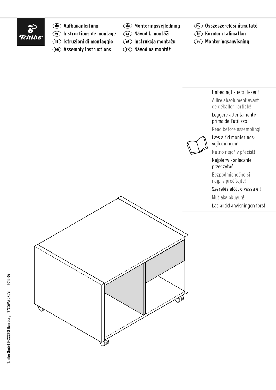 TCHIBO D22290 ASSEMBLY INSTRUCTIONS MANUAL Pdf Download ManualsLib