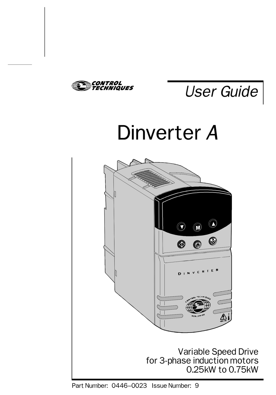 CONTROL TECHNIQUES DINVERTER A USER MANUAL Pdf Download ManualsLib