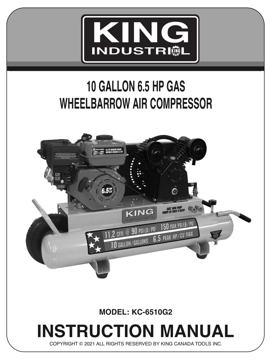 KING INDUSTRIAL KC6510G2 INSTRUCTION MANUAL Pdf Download ManualsLib
