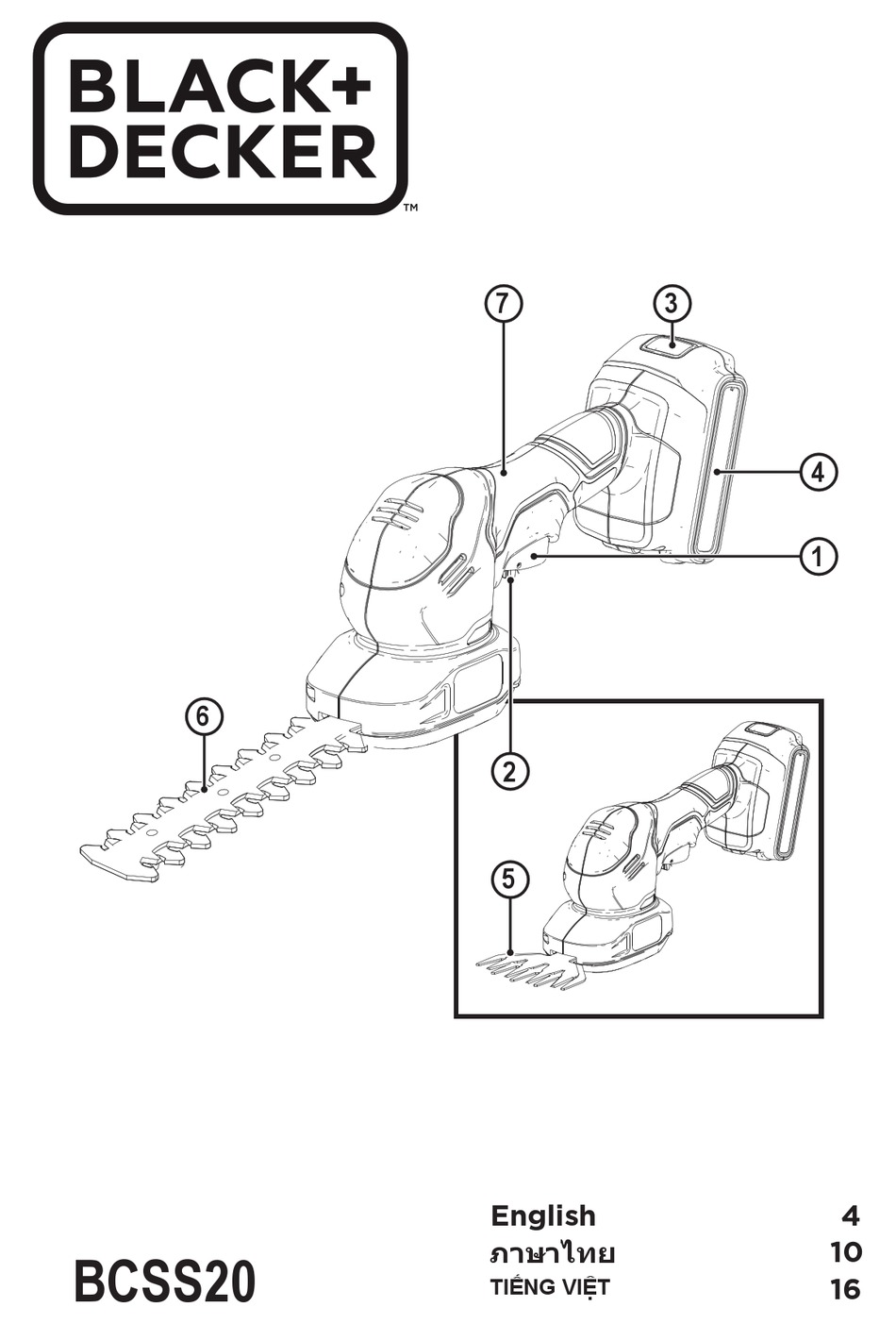 BLACK & DECKER BCSS20 MANUAL Pdf Download | ManualsLib