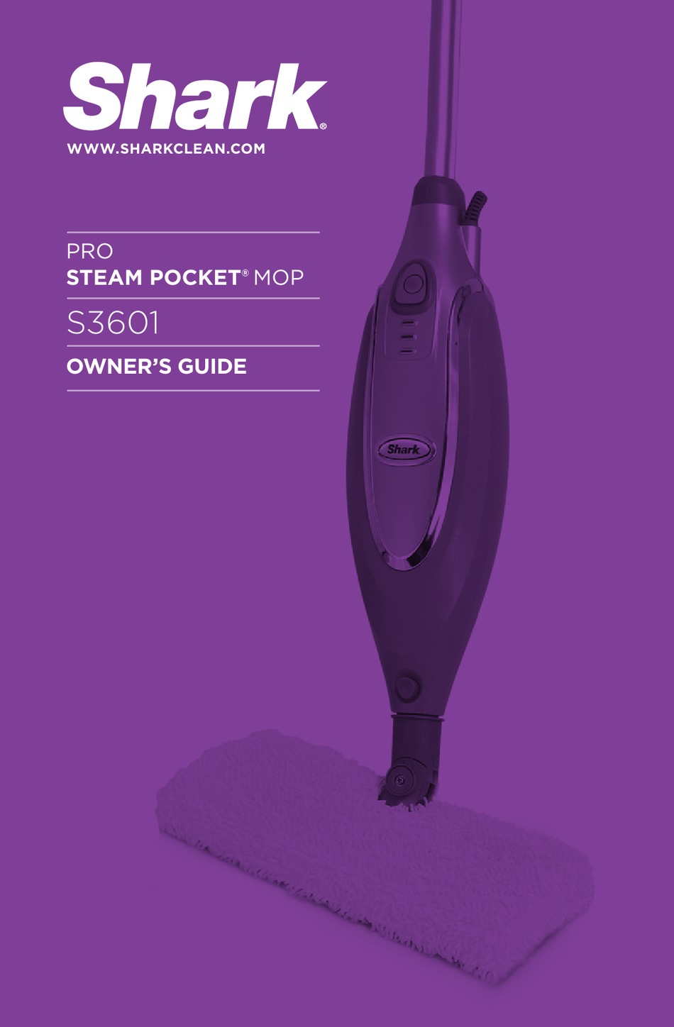 SHARK PRO STEAM POCKET S3600 SERIES OWNER'S MANUAL Pdf Download