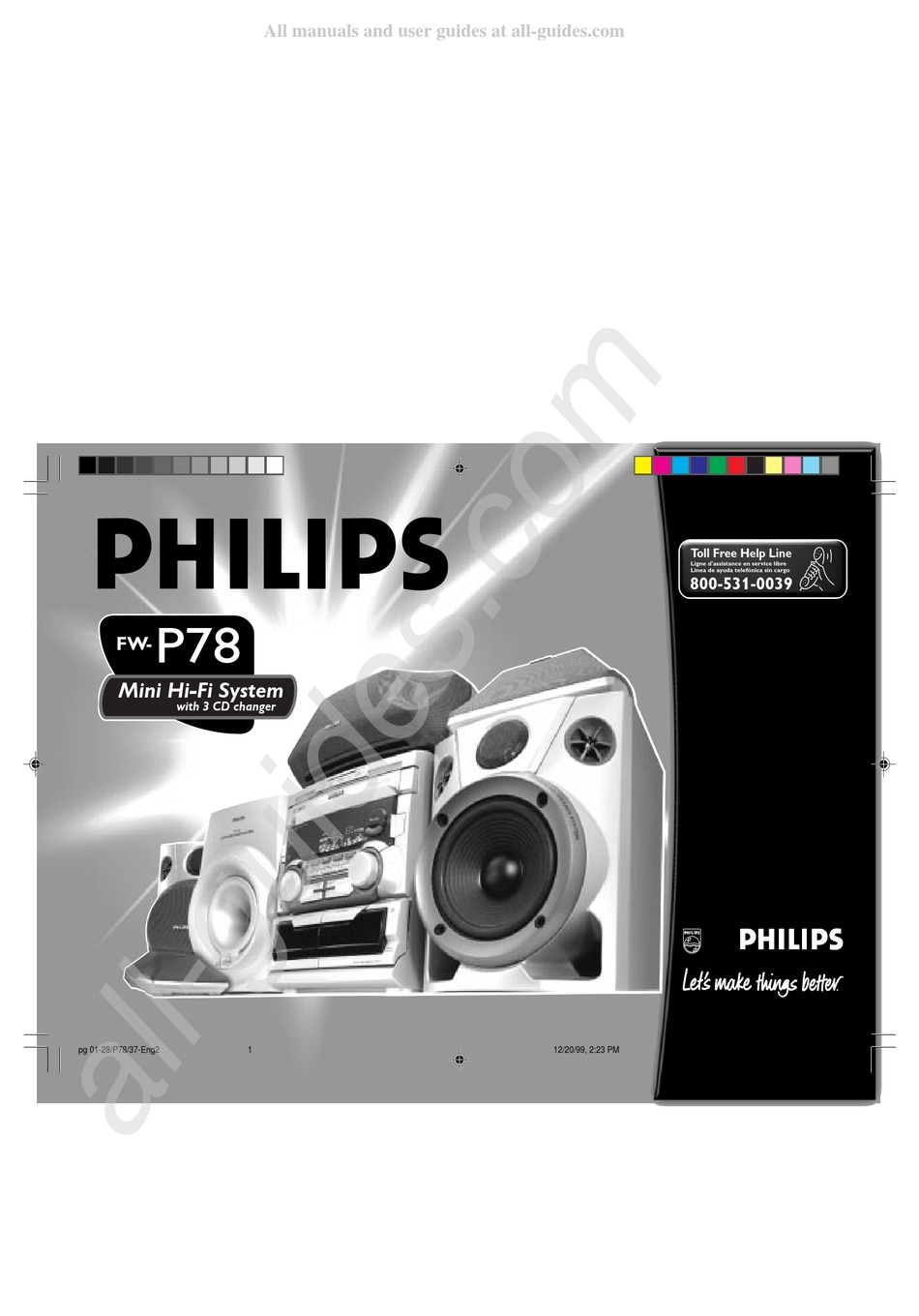 PHILIPS FWP78 MANUAL Pdf Download ManualsLib