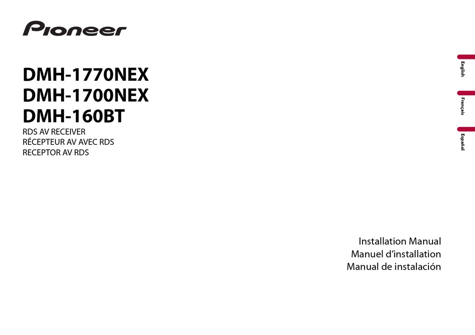 PIONEER DMH1770NEX INSTALLATION MANUAL Pdf Download ManualsLib
