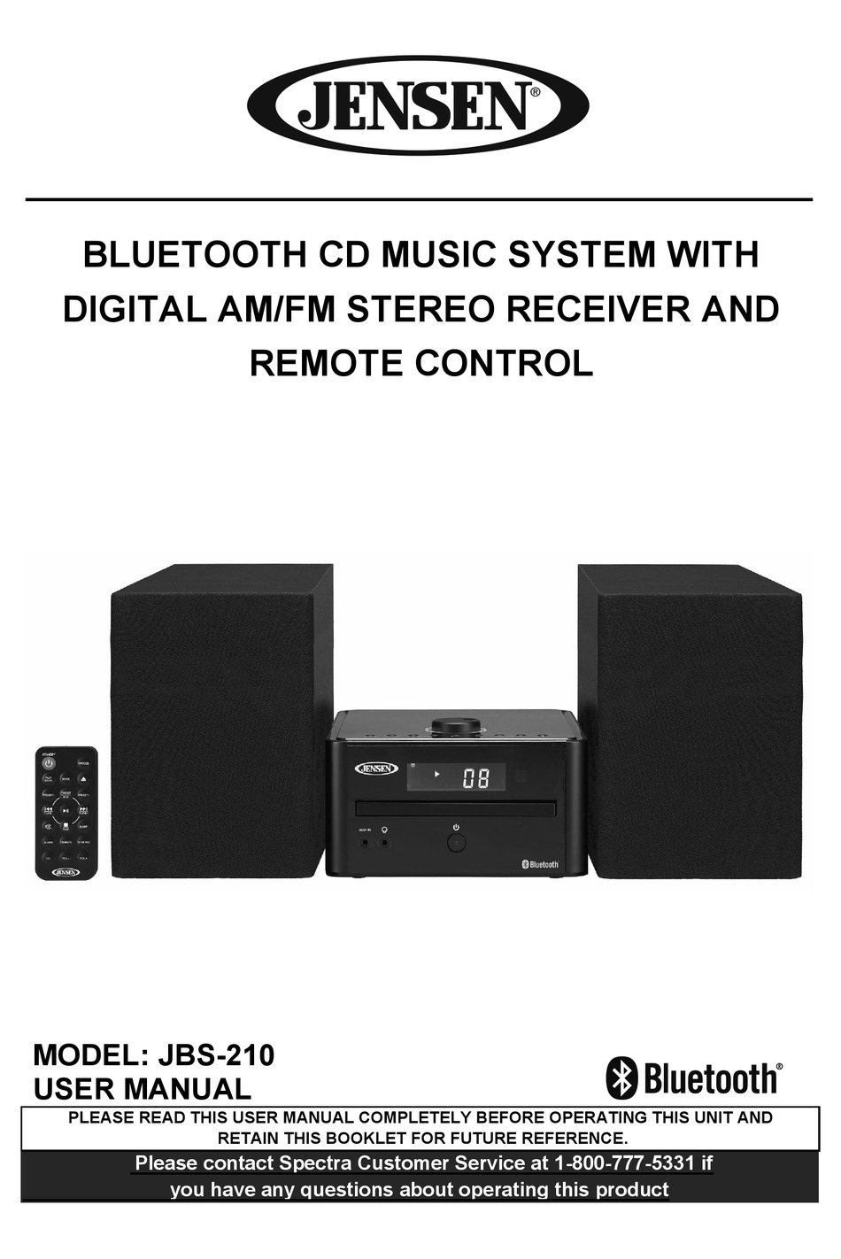 JENSEN JBS210 USER MANUAL Pdf Download ManualsLib