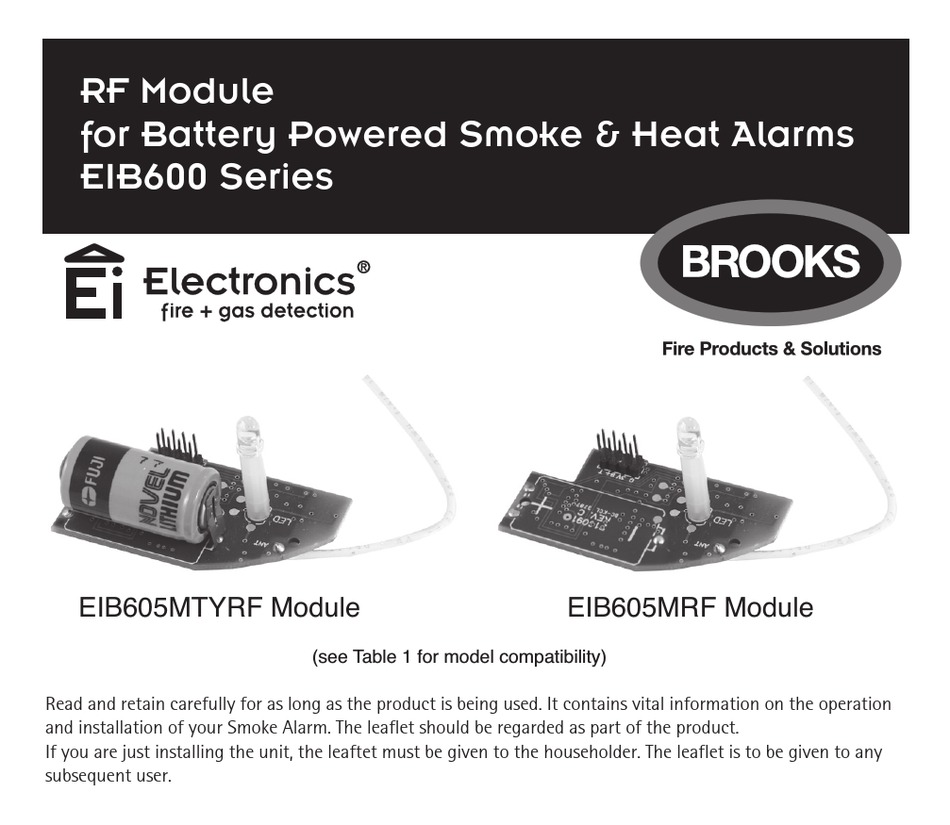 EI ELECTRONICS EIB600 SERIES MANUAL Pdf Download | ManualsLib