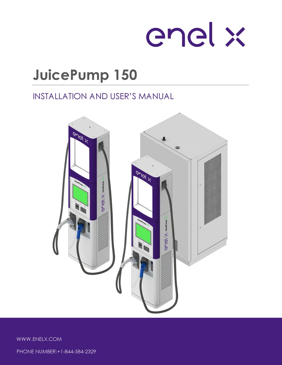 ENEL X JUICEPUMP 150 INSTALLATION AND USER MANUAL Pdf Download ManualsLib