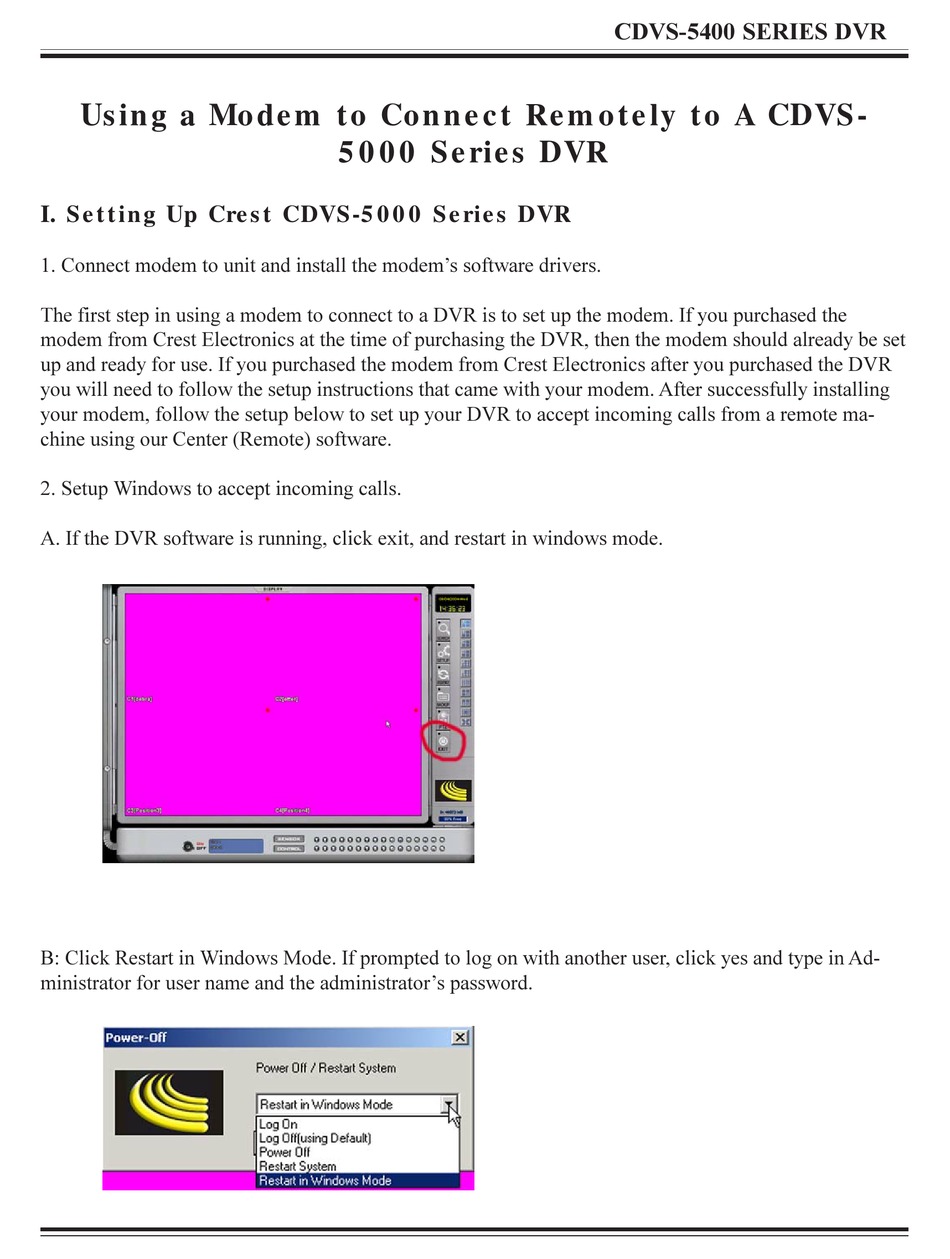 CREST ELECTRONICS CDVS5000 SERIES MANUAL Pdf Download ManualsLib