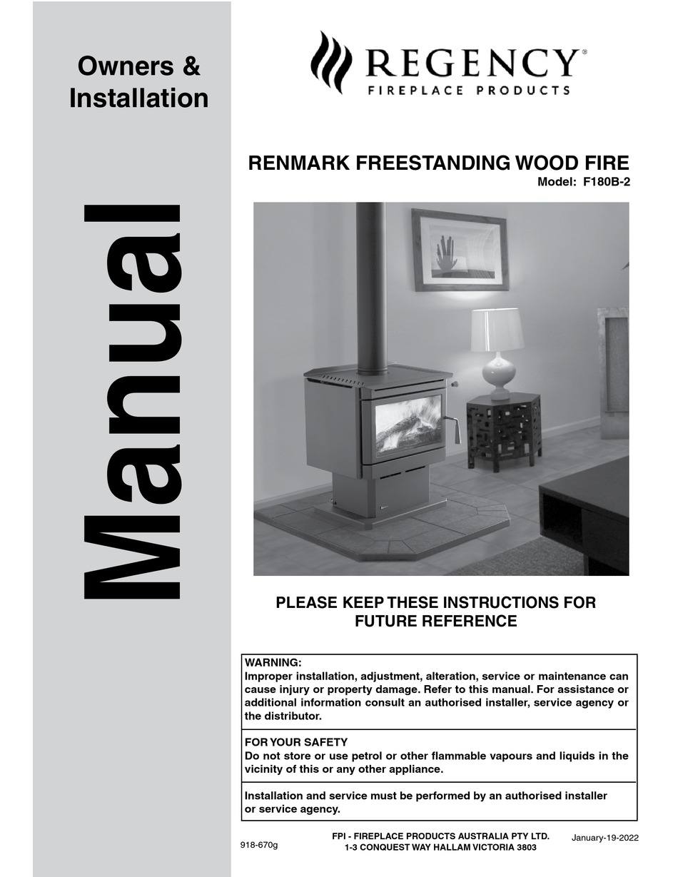 regency-fireplace-products-f180b-2-owners-installation-manual-pdf