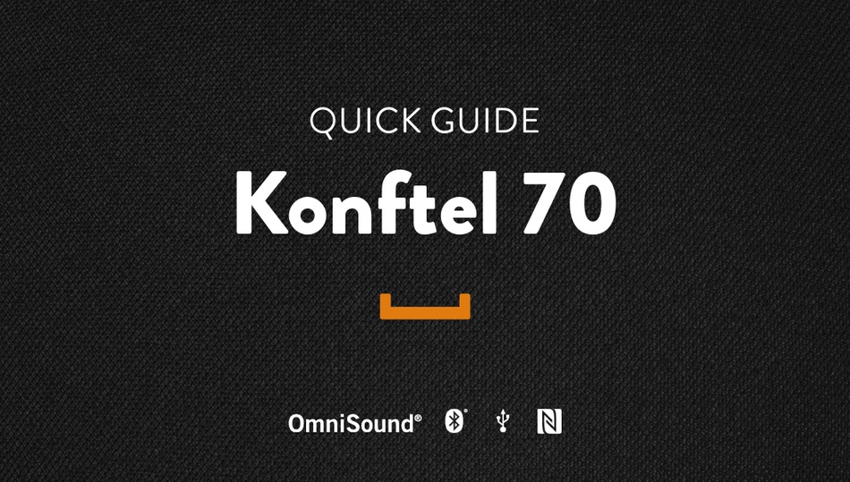 Konftel 70 Quick Manual Pdf Download Manualslib 