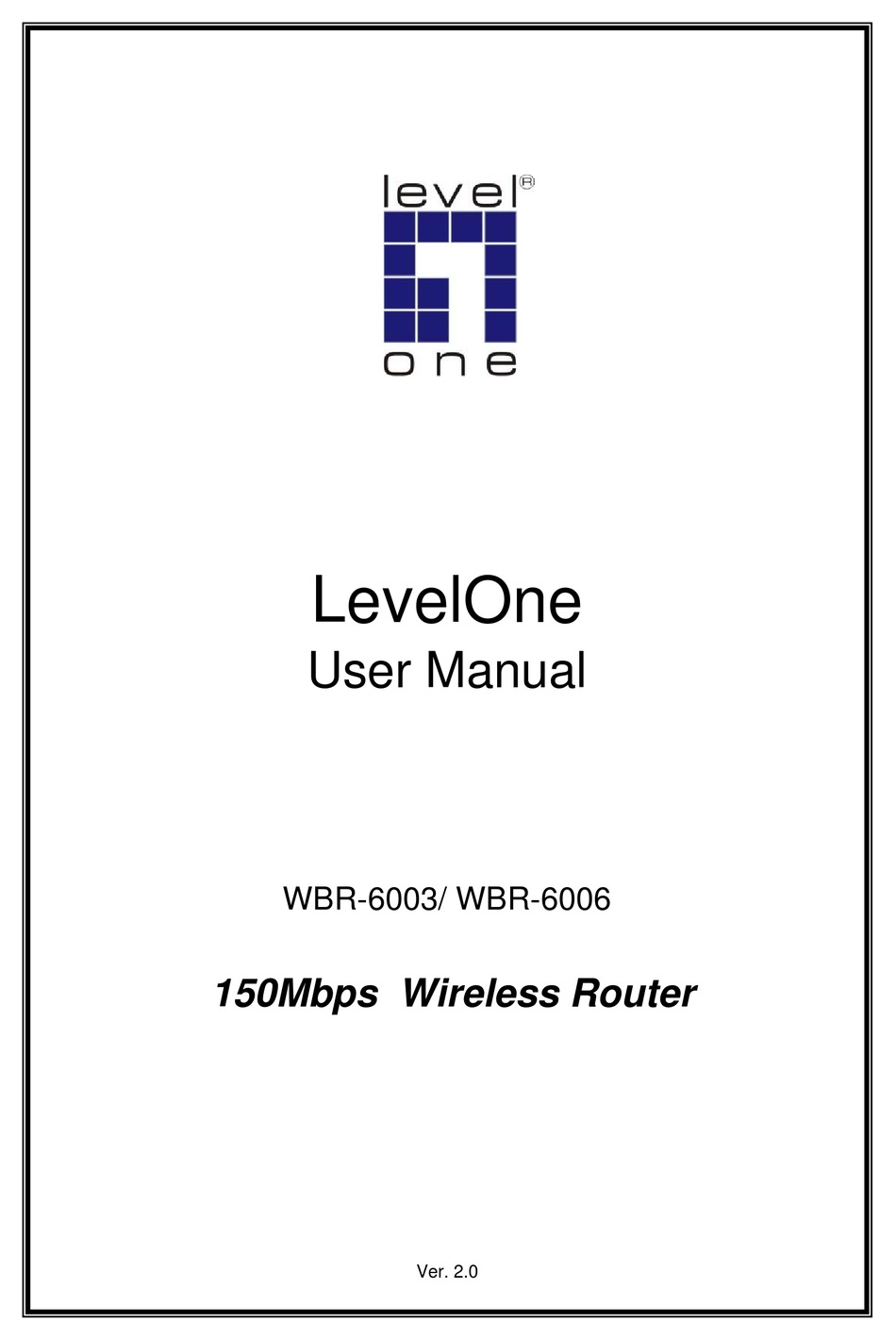 Как настроить роутер level one wbr 6003