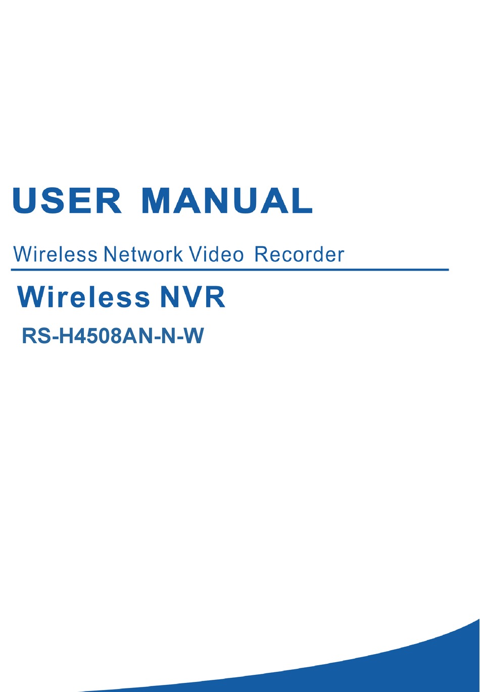 RAYSHARP RS H4508AN N W USER MANUAL Pdf Download ManualsLib