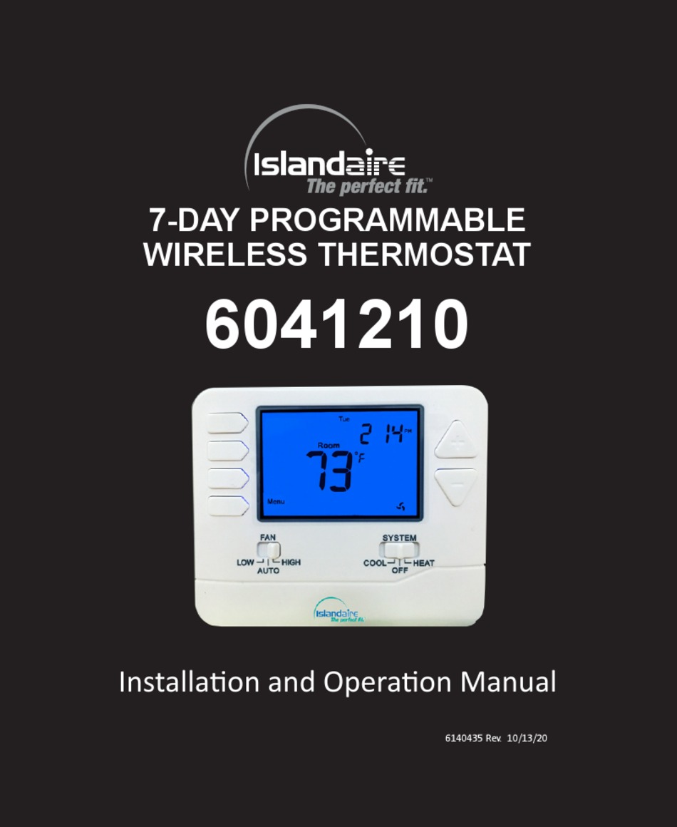 ISLANDAIRE 6041210 INSTALLATION AND OPERATION MANUAL Pdf Download