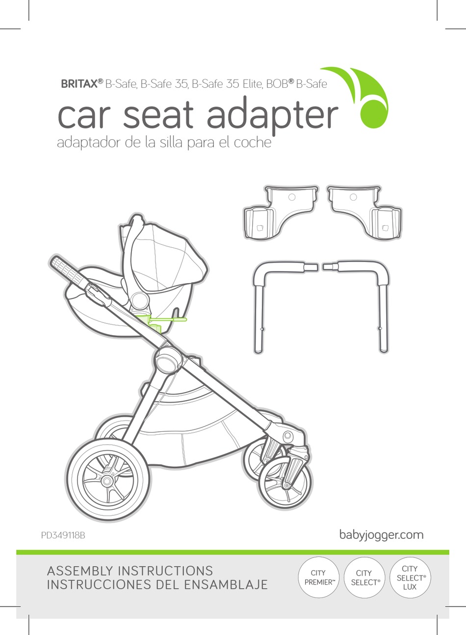 Britax b safe 35 best sale adapter for city select