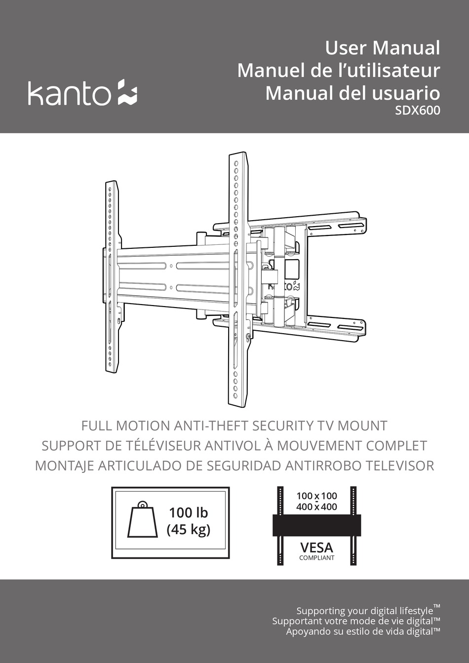 KANTO SDX600 USER MANUAL Pdf Download ManualsLib