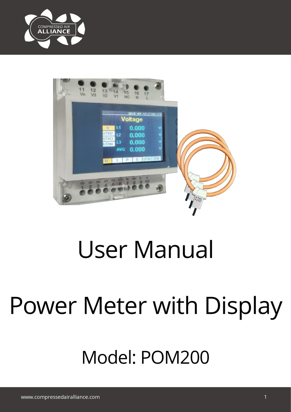 COMPRESSED AIR ALLIANCE POM200 USER MANUAL Pdf Download ManualsLib