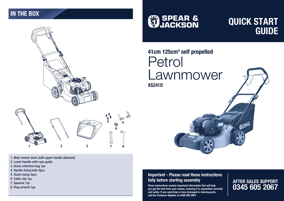 SPEAR & JACKSON XSZ41D QUICK START MANUAL Pdf Download ManualsLib