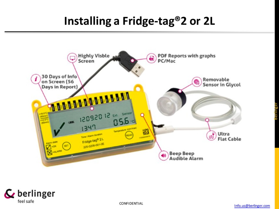 BERLINGER FRIDGETAG 2 INSTALLING Pdf Download ManualsLib