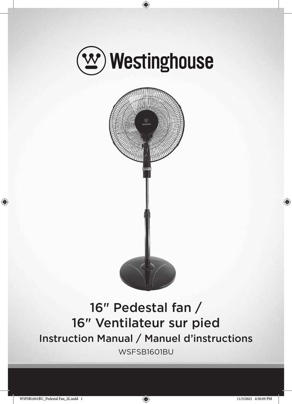 WESTINGHOUSE WSFSB1601BU INSTRUCTION MANUAL Pdf Download | ManualsLib