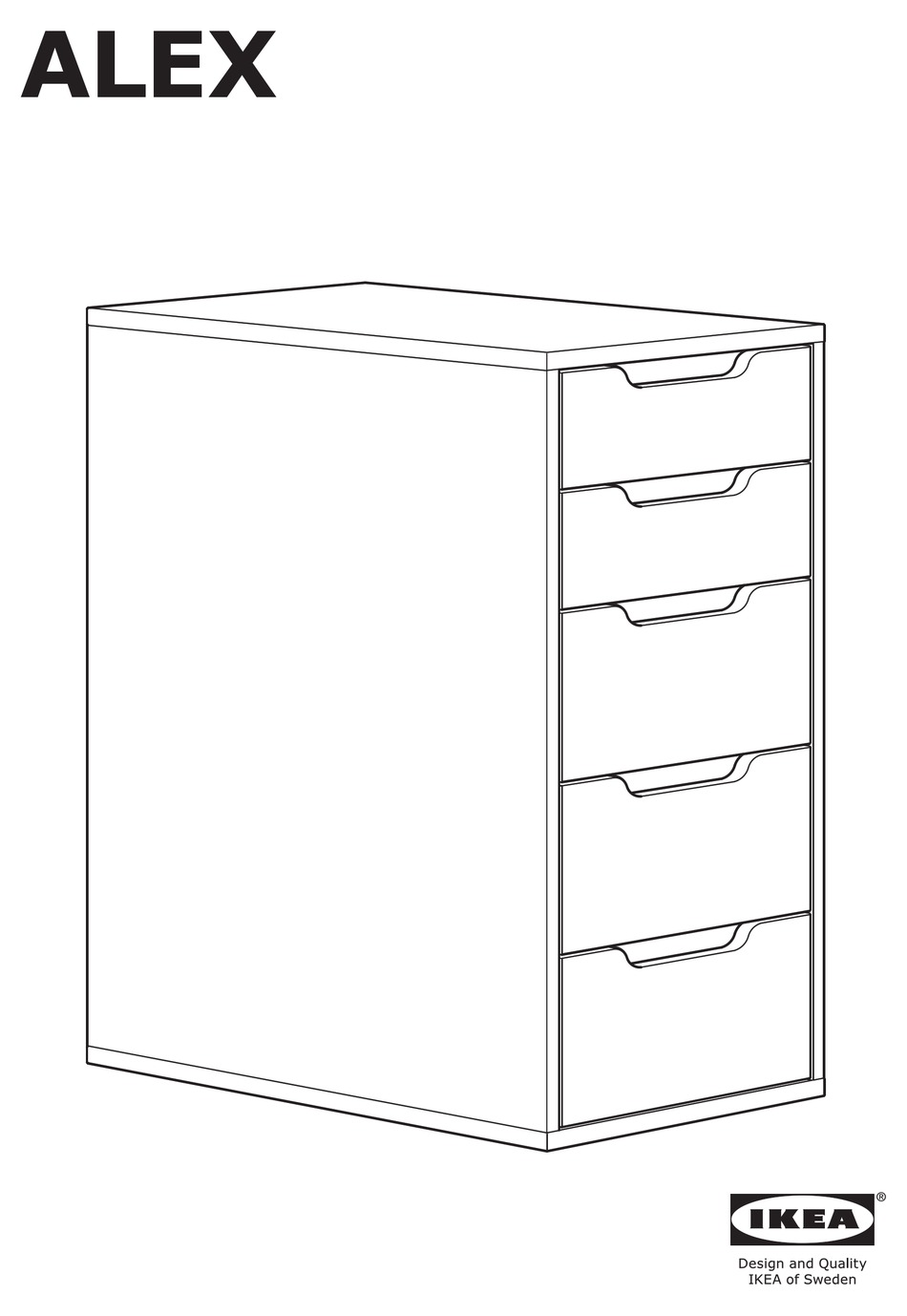 IKEA ALEX MANUAL Pdf Download ManualsLib