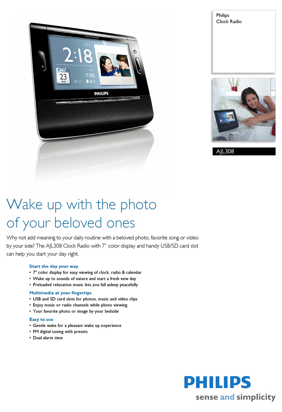 PHILIPS AJL308/17 QUICK MANUAL Pdf Download ManualsLib