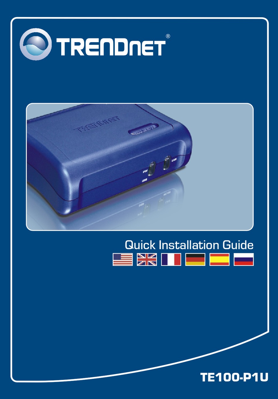TE100P1U QUICK INSTALLATION MANUAL Pdf Download ManualsLib