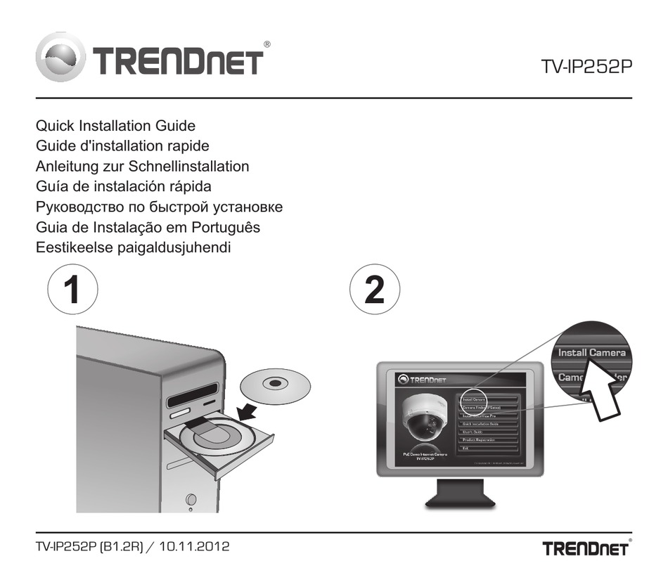 Trendnet Tv Ip P Quick Installation Manual Pdf Download Manualslib