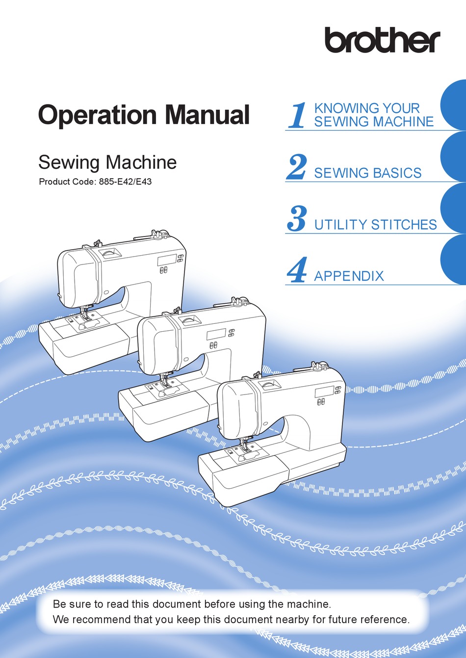 Operation manual pdf. Operation manual. Mini Electric Sewing Machine Operation manual инструкция на русском. Product manual. Инструкция brother s40.