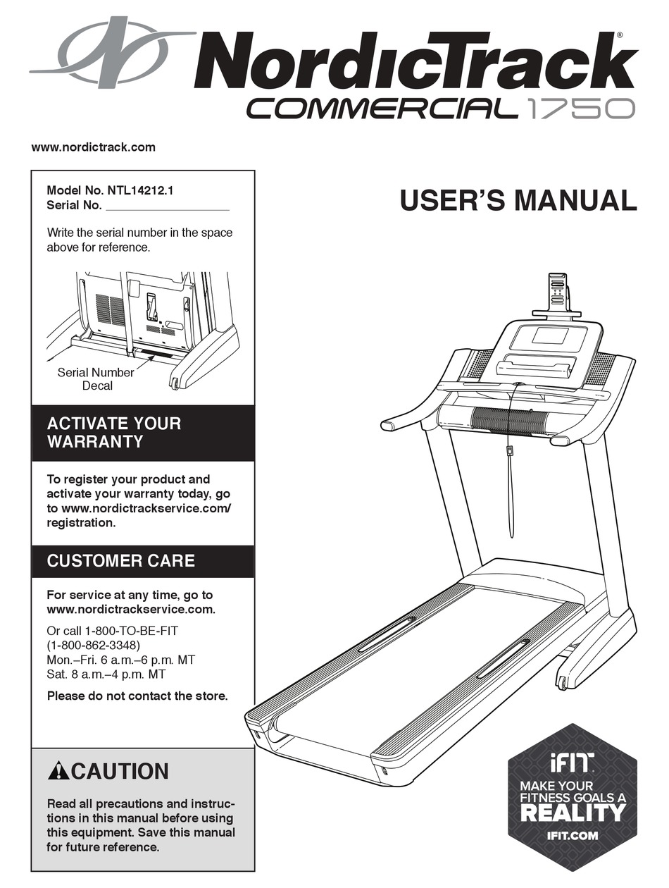 NORDICTRACK NTL14212 1 USER MANUAL Pdf Download ManualsLib