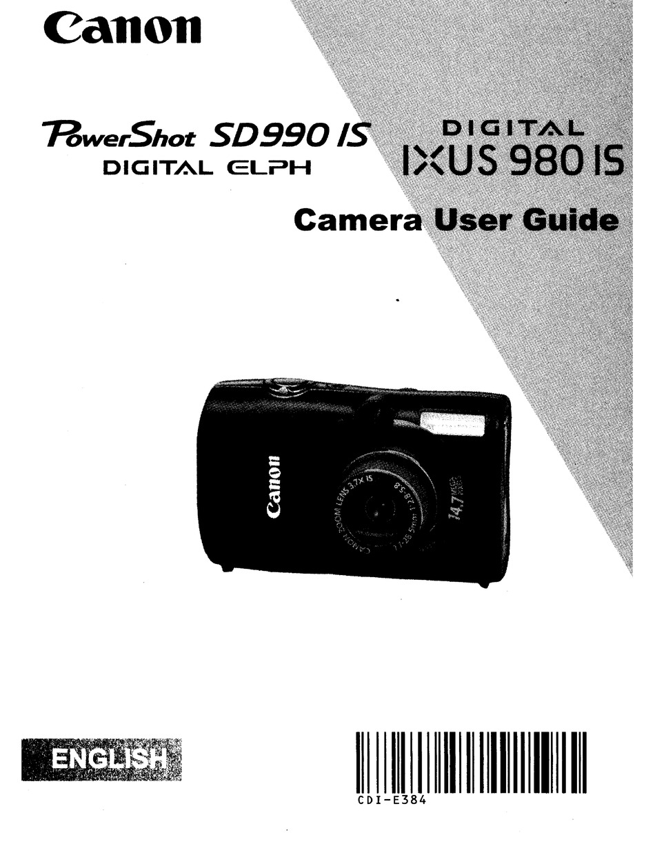 CANON POWERSHOT SD990 IS USER MANUAL Pdf Download ManualsLib