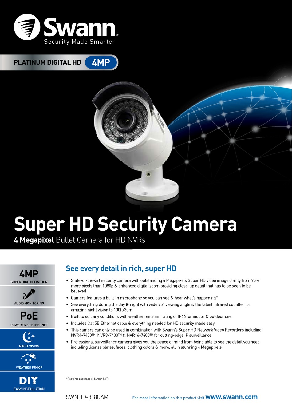 SWANN SWNHD818CAM INSTRUCTION MANUAL Pdf Download ManualsLib