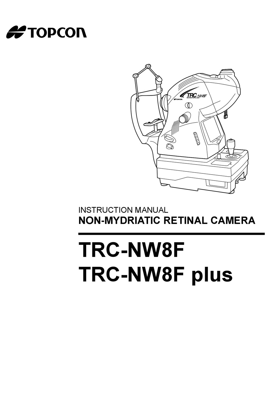 TOPCON TRCNW8F INSTRUCTION MANUAL Pdf Download ManualsLib