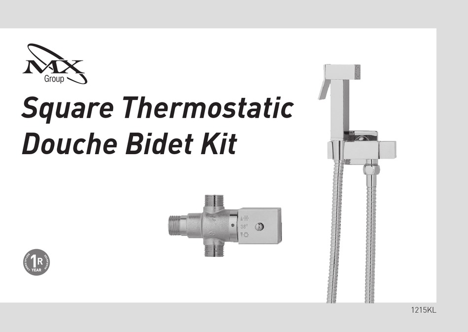 MX SQUARE THERMOSTATIC DOUCHE BIDET KIT USER MANUAL Pdf Download