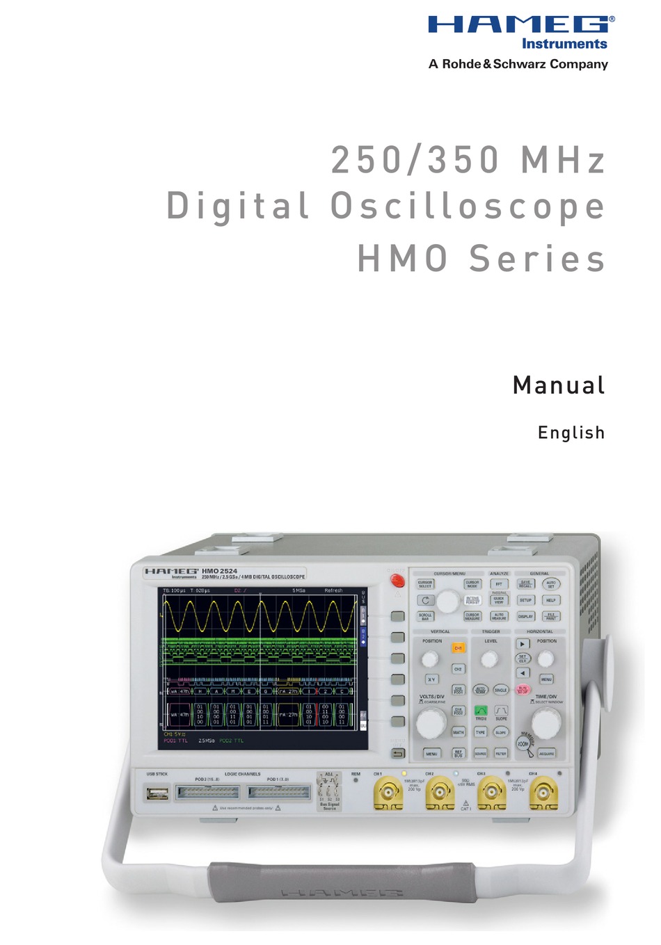 HAMEG HMO SERIES MANUAL Pdf Download | ManualsLib