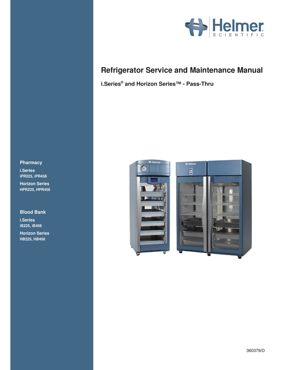 HELMER I SERIES SERVICE AND MAINTENANCE MANUAL Pdf Download ManualsLib