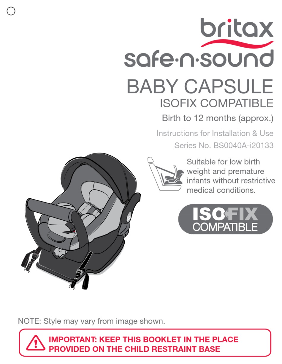 britax safe and sound capsule compatible prams