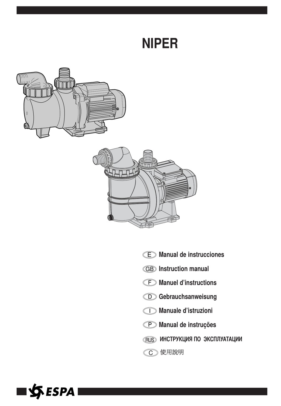 ESPA NIPER SERIES INSTRUCTION MANUAL Pdf Download ManualsLib