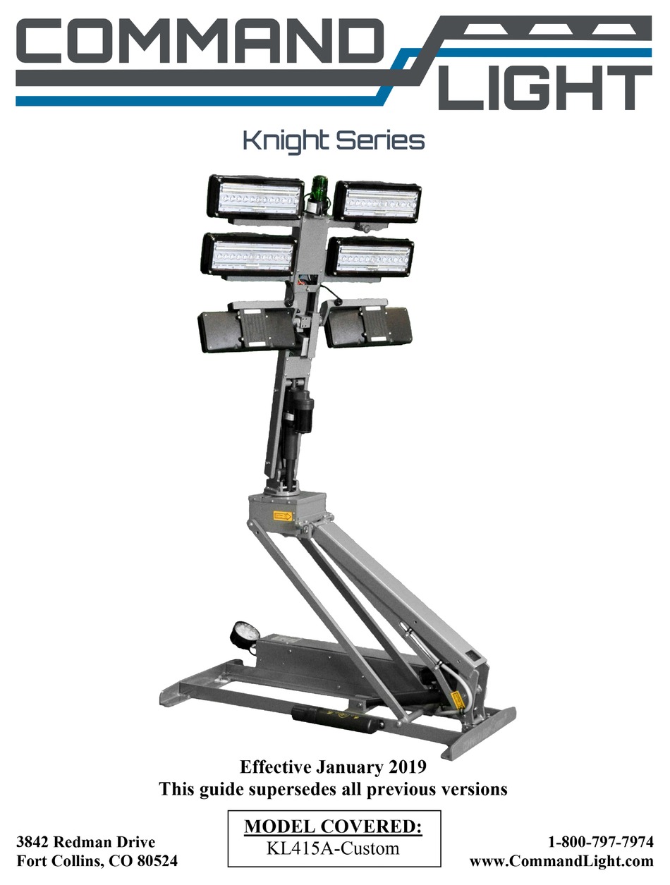 COMMAND LIGHT KNIGHT SERIES USER MANUAL Pdf Download ManualsLib