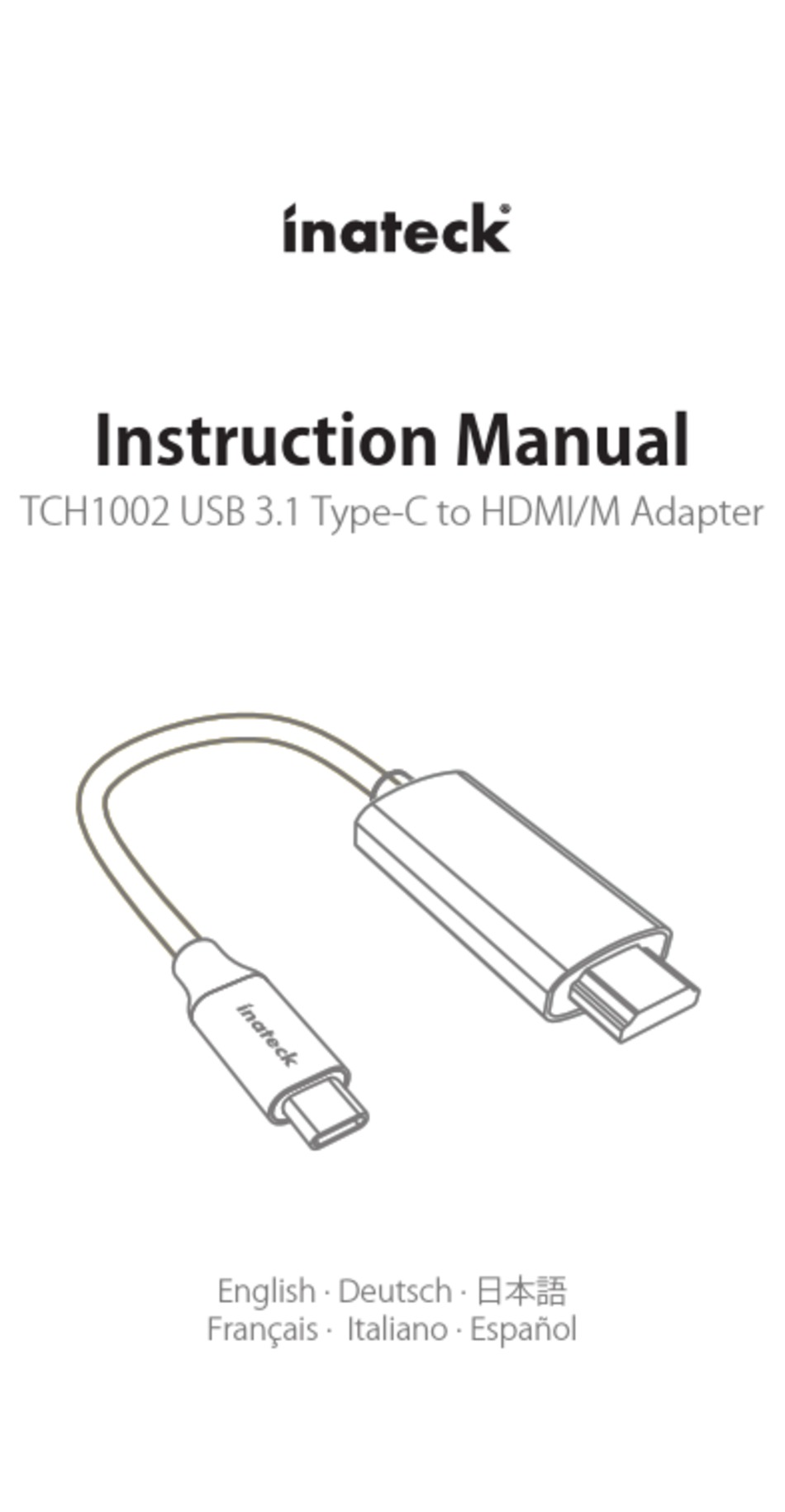 INATECK TCH1002 INSTRUCTION MANUAL Pdf Download ManualsLib