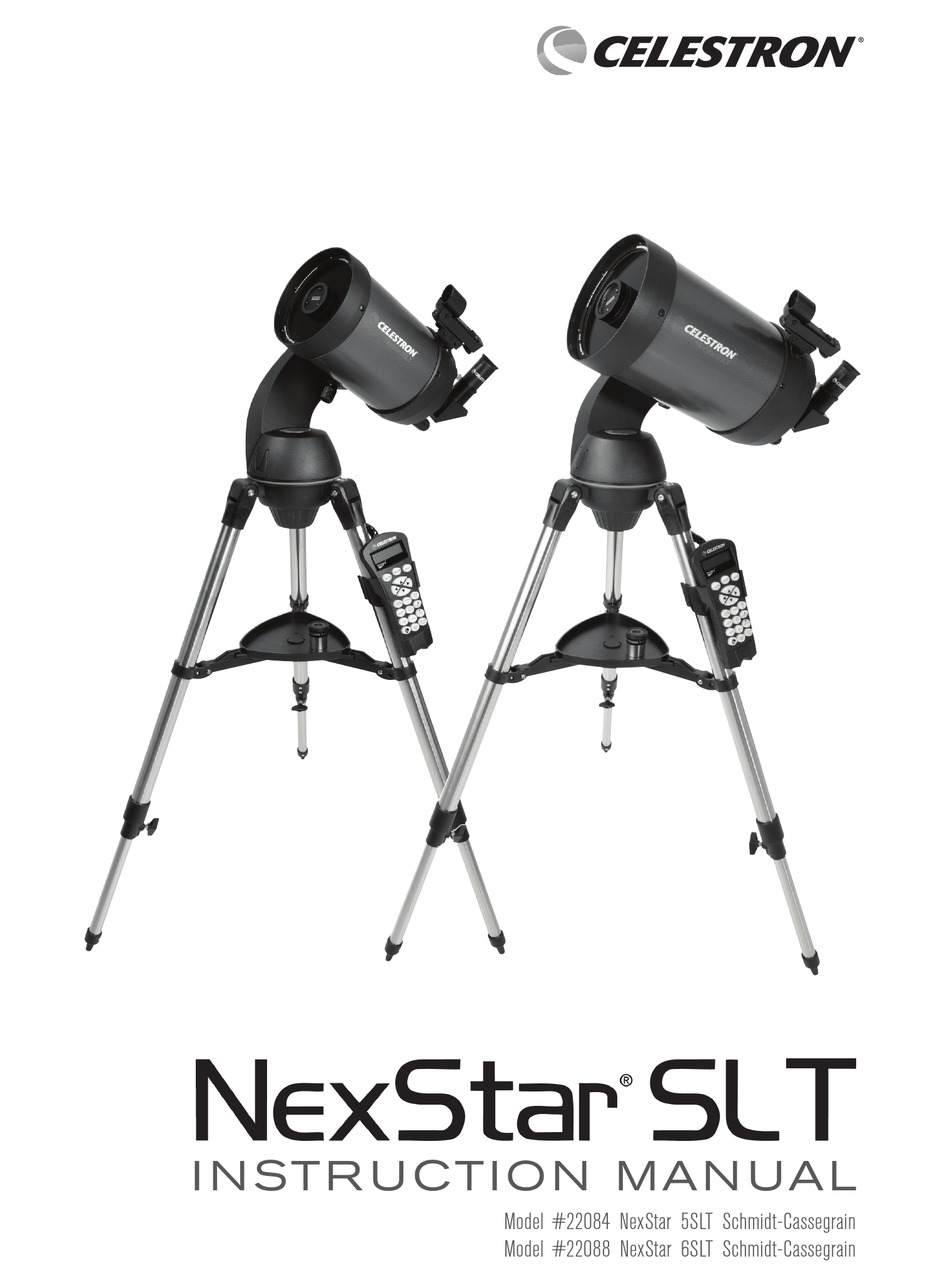 CELESTRON NEXSTAR SLT SERIES INSTRUCTION MANUAL Pdf Download ManualsLib
